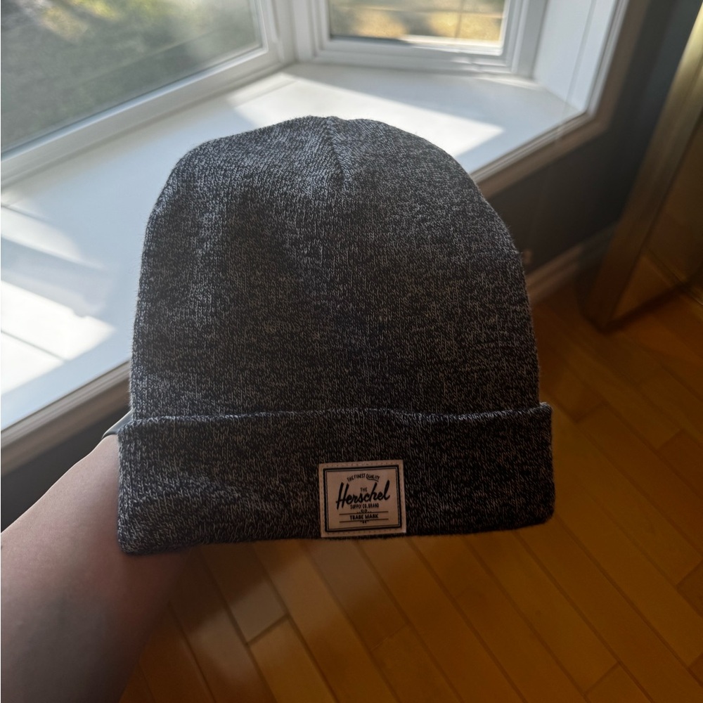 Gray beanie